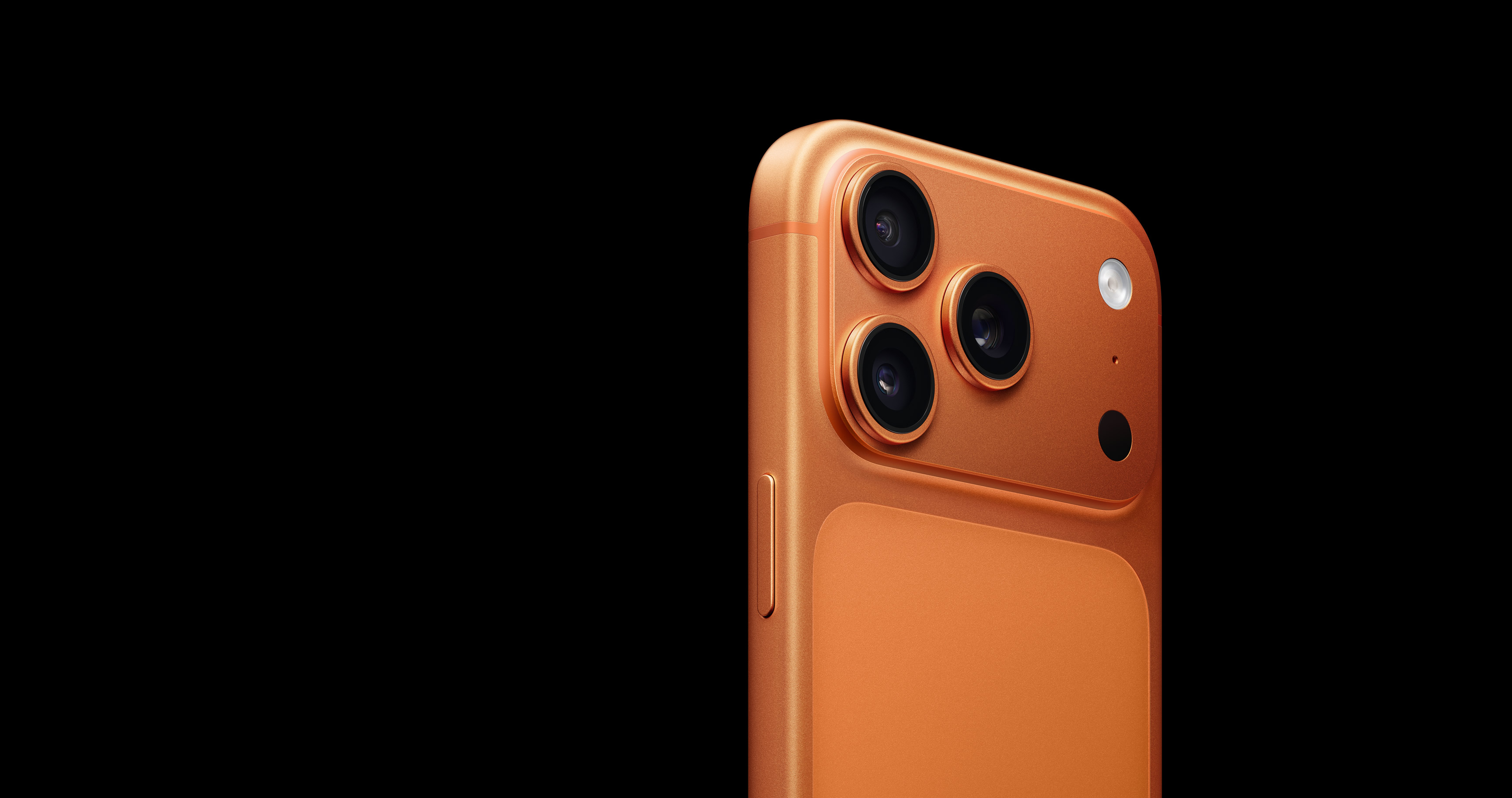 iPhone 17 Pro Max naranja cósmico
