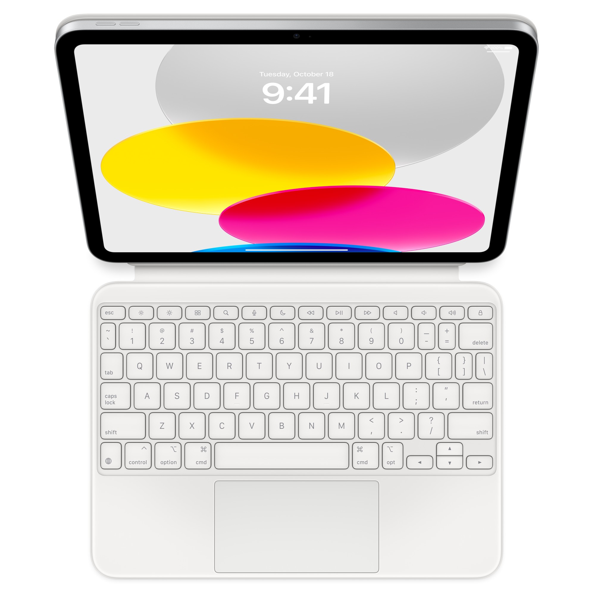 Magic Keyboard Folio iPad 11 Blanco